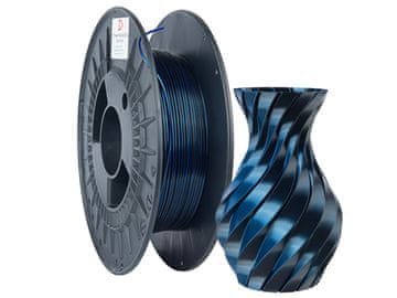 PO PLA SILK DUAL filament 1,75 mm plavo/crno 0,3 kg