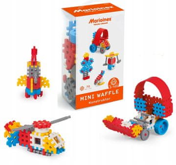 MARIOINEX Mini Waffle Blocks 70 kom. građevinski dečki