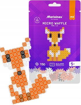 MARIOINEX Micro Waffle 150 dijelova FOX / LISEK - slikovna slagalica