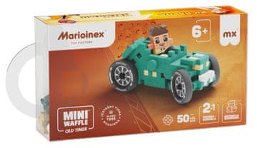 MARIOINEX Waffle Mini Cars Old Timer Richard, 50 el Turquoise utrke 2u1