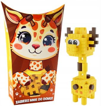 MARIOINEX Mini Waffle DŽEPNI LJUBIMCI - set ŽIRAFA
