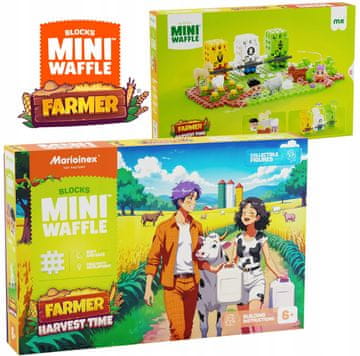 MARIOINEX mini kocke WAFFLE FARMER - Vrijeme žetve, 102 DIJELA