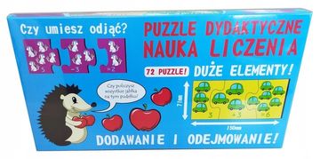 Edukativna igra Učim zbrajati i oduzimati 72 komada.