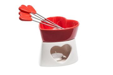 Gadget Master Čokoladni fondue crveni porculan