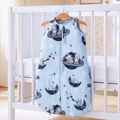 33 BabyU, Ljetna podesiva vreća za spavanje za bebe, pamučni muslin, 0,5 TOG, 0-18 mjeseci