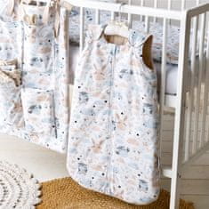 33 BabyU, Vreća za spavanje za bebe, ljetna, muslin pamučna, podesiva, 0,5 TOG, 0-9 mjeseci