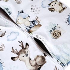 33 BabyU, Vreća za spavanje za bebe, ljetna, muslin pamučna, podesiva, 0,5 TOG, 0-9 mjeseci