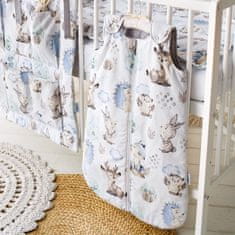 33 BabyU, Vreća za spavanje za bebe, ljetna, muslin pamučna, podesiva, 0,5 TOG, 0-9 mjeseci