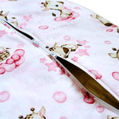33 BabyU, Vreća za spavanje za bebe, ljetna, muslin pamučna, podesiva, 0,5 TOG, 0-9 mjeseci