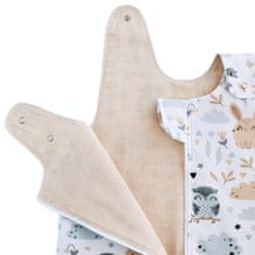 33 BabyU, Vreća za spavanje za bebe, ljetna, muslin pamučna, podesiva, 0,5 TOG, 0-9 mjeseci