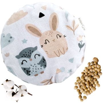 33 BabyU, termofor s mirisom trešnje, pamuk, protiv grčeva, grije i hladi, 150 g, 15 cm