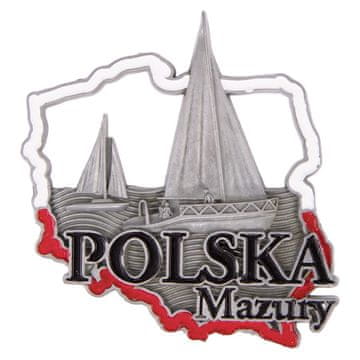 Kontura magneta za hladnjak Poljska Mazurija