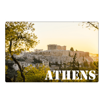 Magnet za hladnjak s panoramom Akropole u Ateni