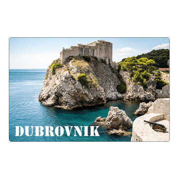 Magnet za hladnjak s tvrđavom Lovrijenac u Dubrovniku