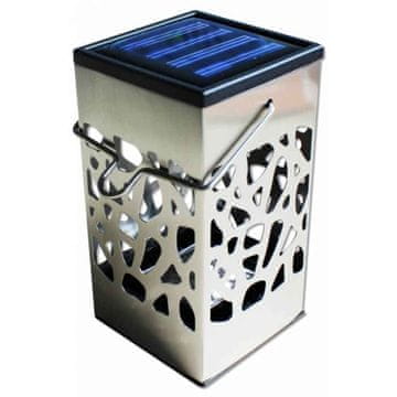 PowerPlus Solarna LED vrtna lampa Ferret od nehrđajućeg čelika