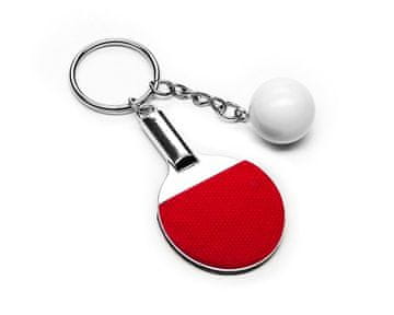 Gadget Master Privjesak za ključeve za stolni tenis - CRVENI