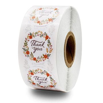 CVIJEĆE v7 naljepnice zahvala vjenčanje DIY x500