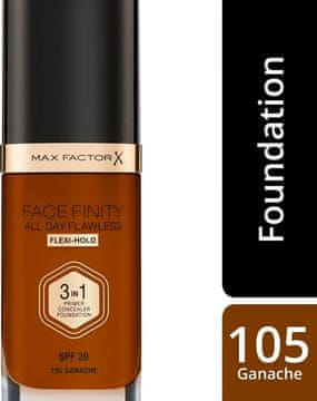 Max Factor Facefinity All Day Flawless Flexi Hold Foundation 3 u 1 105 Ganache