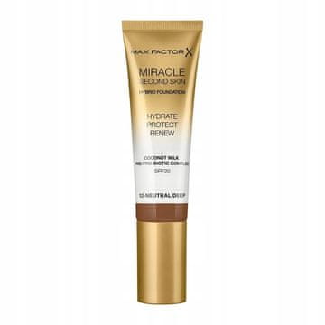 Max Factor Miracle Second Skin tekući puder za lice 30 ml, nijansa 12 Neutral Deep