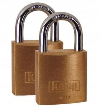 Kasp K12030D2 30 mm lokot s ključem, 2 kom.