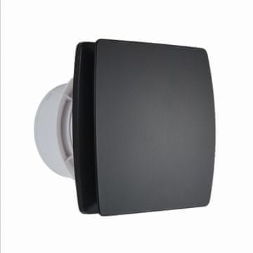 Tihi kupaonski ventilator sa senzorom vlažnosti + tajmerom 150 mm crni