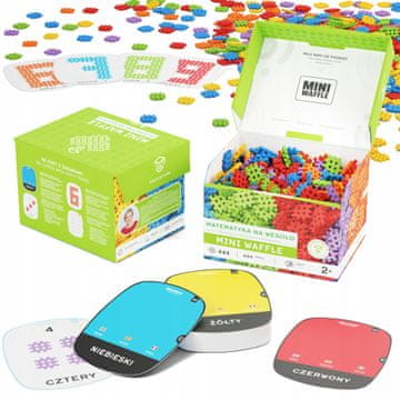 MARIOINEX MINI WAFFLE BLOCKS EDU FUN MATEMATICS 444 KOM, radni listovi