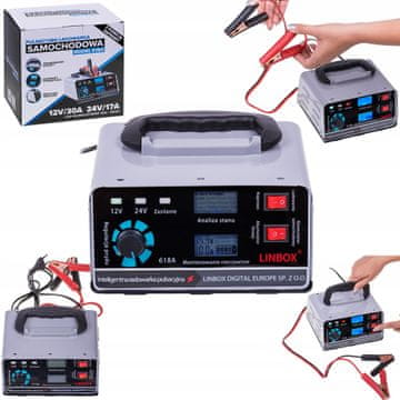 Box Punjač za automobilske akumulatore 24V 12V 30A