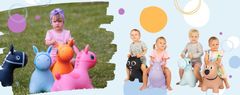 BB Hoppimals gumeni džemper za djecu s pumpom, bijela krava
