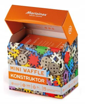 MARIOINEX mini konstruktorske kocke Waffle, 300 komada