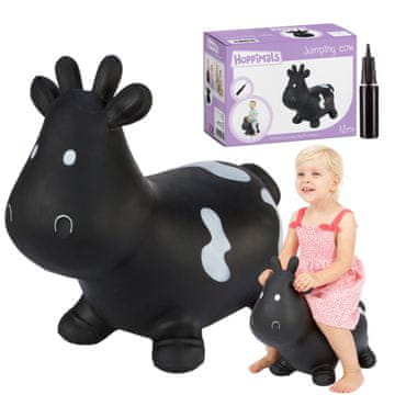 BB Hoppimals gumeni džemper za djecu s pumpom, crni