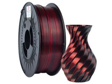 PO PLA SILK DUAL filament 1,75 mm crveno/crno 1 kg