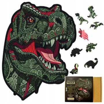 Drvene slagalice Dinosauri XXL VELIKA slagalica Slagalica s T-rexom Slagalica s dinosaurima