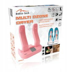 Media-Tech MULTI SUŠILICA OZONE PRO (ROZIČASTA) - Stacionarna ozonatorska sušilica za cipele, rukavice, kape i kacige koja uklanja bakterije i gljivice. Ograničeno izdanje - roza
