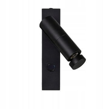 éS MIRI crna LED zidna svjetiljka LP-1507/1W BK za čitanje