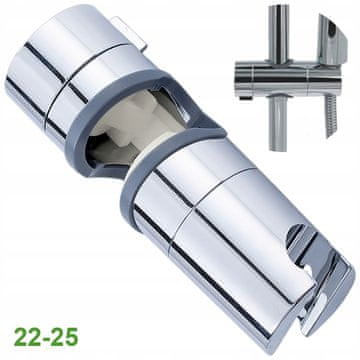 Držač tuš glave za tuš šipku m22-25, kromiran