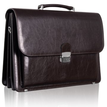 muška kožna aktovka - torba za laptop 15,6" | Prirodna koža