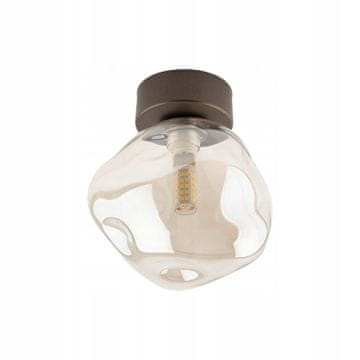 TK Lighting TK Lighting Lava smeđa nepravilna stropna svjetiljka 1x G9 8 W