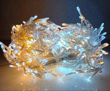 StarryLights 600 LED girlanda svjetlosna zavjesa - topla i hladna bijela, kombinirana