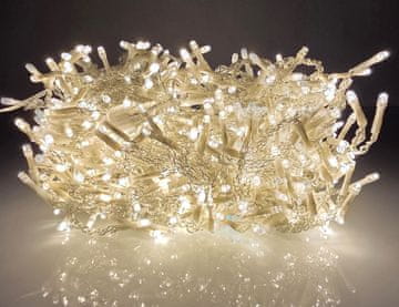 StarryLights 600 LED girlanda svjetlosna zavjesa - toplo bijela, kombinirana