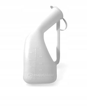 Muška sanitarna patka 1000 ml za urin s poklopcem