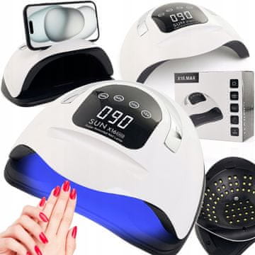 éS LAMPA ZA NOKTE ZA HIBRIDNI GEL UV SUN X16 LCD DVOSTRUKA LED 320W NAJNOVIJI MODEL