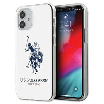 U.S. Polo Assn. Sjajna bijela maskica za iPhone 12 mini US Polo s velikim logom