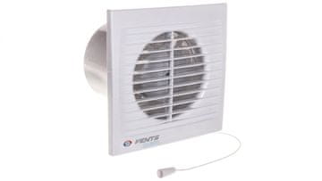 GR Aksijalni ventilator Ø 100 230V 5,6W 78m3/h 26dB tihi kuglični ležajevi prekidač na užet 100SILENTA-SVL