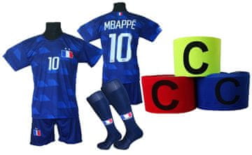 Mbappe France dječji nogometni dres + čarape + traka za glavu - veličina 146
