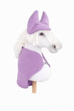 BB Hobby Horse A3 Set: Flis deka + štitnici za uši - ljubičasti