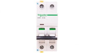 Schneider Automatski osigurač 1P+N B 16A 6kA AC iC60N-B16-1N Acti9 A9F03616