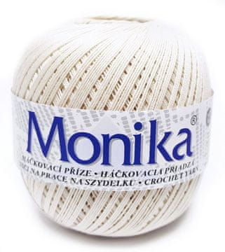 PLETENINA MONIKA pamučna poput MAXI 100g. 550m. ECRU
