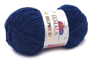 HIMALAYA DEBELOST pređe DOLPHIN BABY TAMNOPLAVA 80321