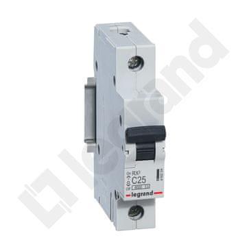 LEGRAND Automatski osigurač 1P C 25A 6kA AC S301 RX3 419204