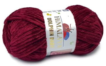 HIMALAYA DEBLA pređa DOLPHIN BABY bordo 80322